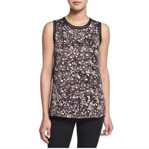 rag & bone Edie Speckled Dot Silk Tank Top Size XS